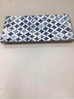 BLUE/WHITE TRAY