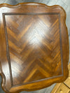 BROWN WOOD END TABLE