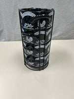 4 BLACK WHITE ROOSTER BOWLS