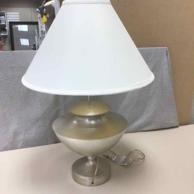 SILVER CONTEMPORARY BASE LAMP