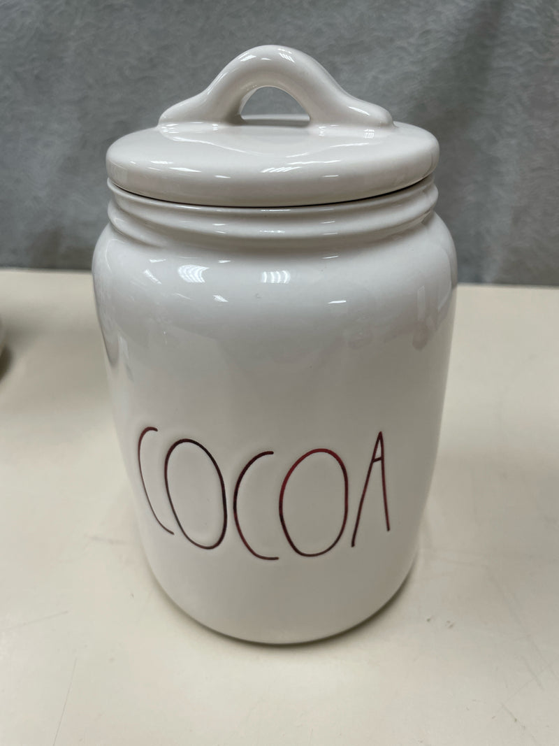 "COCOA" WHITE JAR