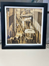 BLACK FRAME ITALIAN SEPIA TONE PIC