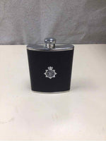 BLACK LEATHER FLASK