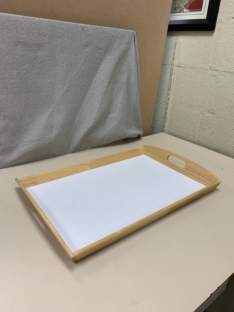 BLONDE WHITE SERVING TRAY