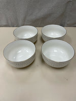 BLUE WHITE SPOTTED BOWL