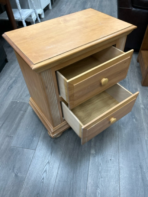 BLONDE WOOD NIGHTSTAND