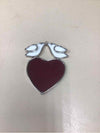 HEART GLASS WINDOW HANGING