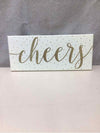 GOLD CHEERS WALL DECOR