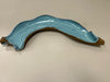 CRESCENT BLUE CERAMIC DISH