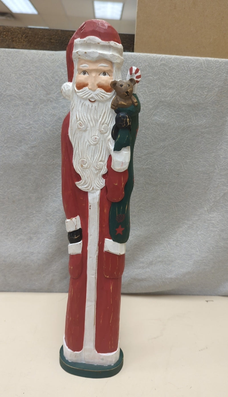 TALL WOOD SANTA