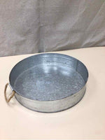 LARGE METAL TRAY W/HANDLES