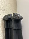 BROWN IRON HEAD/FOOT BOARD