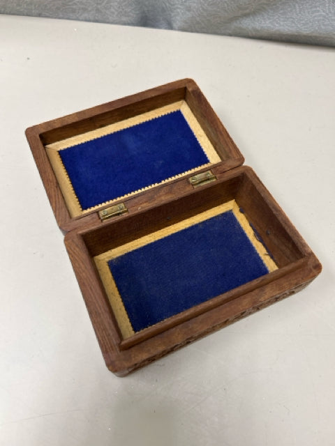 ORNATE CARVED WOOD BOX