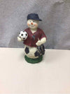 SNOWMAN WITH SOCCER STUFFED