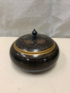 BLACK GOLD DESIGN ROUND BOX