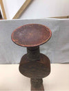 TALL BROWN CANDLE HOLDER