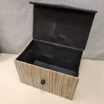 TAN FLIP TOP BOX
