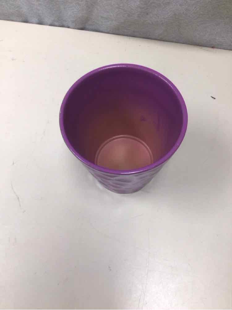 PURPLE CERAMIC VASE