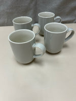 4 CREAM MUGS