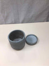 SMALL GREEN PLANTER ON STAND