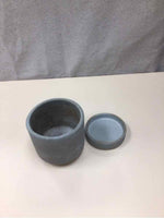 SMALL GREEN PLANTER ON STAND
