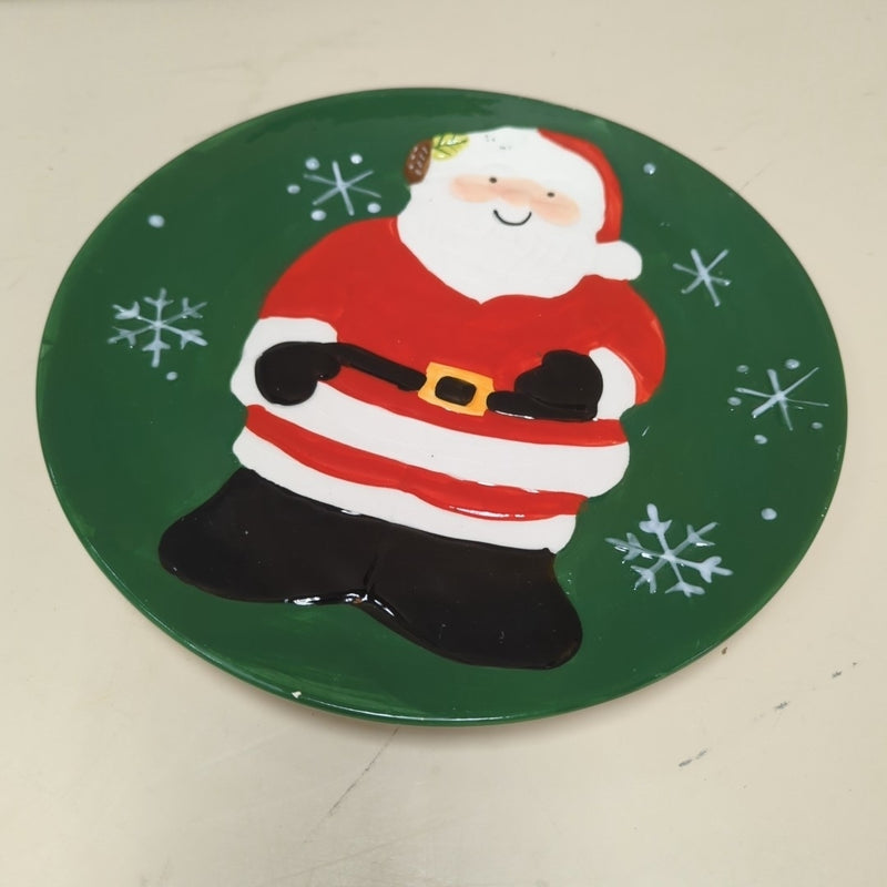 SANTA CERAMIC PLATE