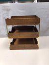WOOD 3 TIER DESK ORGANIZER