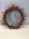 FALL THEME BERRY WREATH