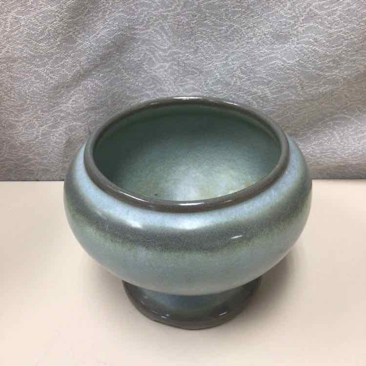 BLUE BROWN CERAMIC PLANTER