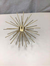 GOLD METAL STARBURST WALL DECOR
