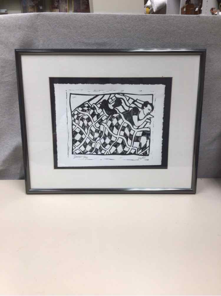 ''BEAUTIFUL BOYS'' BLACK/WHITE PRINT