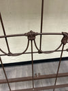 BROWN IRON HEAD/FOOT BOARD