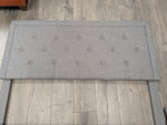 GRAY UPHOLSTERED BED FRAME