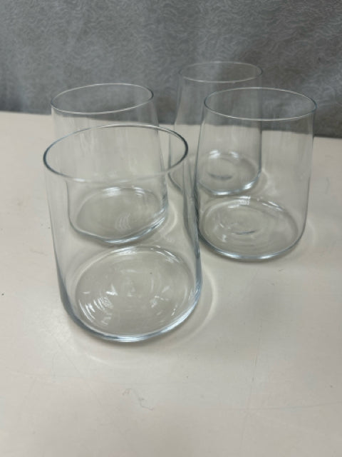 4 TAPERED GLASSES