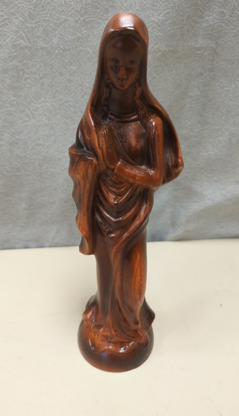 BROWN VIRGIN MARY STATUE