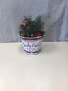 XMAS ARRANGEMENT IN BUCKET