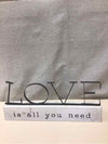WOOD/METAL LOVE IS ALL YOU NEED