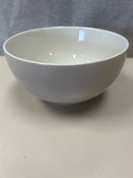 GREY CREAM SERVING BOWL