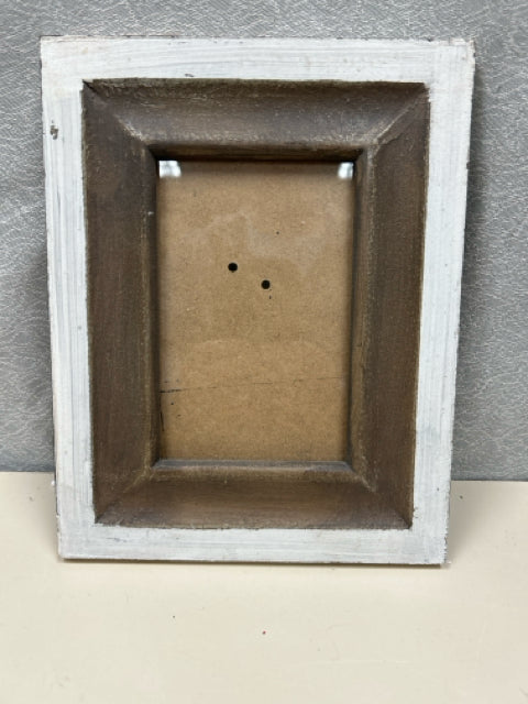 WHITE BROWN FRAME