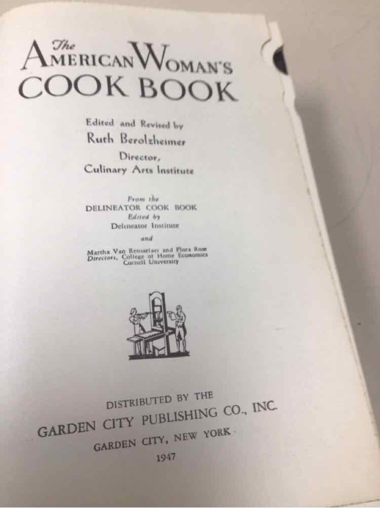 AMERICAN WOMANS COOK BOOK
