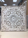 WHITE AND WOOD LOOK METAL