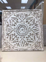WHITE AND WOOD LOOK METAL