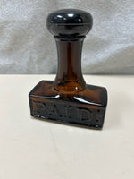 GLASS STAMP AVON BOTTLE