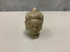 SMALL GRAY STONE BUDDHA HEAD DECOR