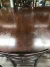 DARK BROWN DINING W/6 CHAIRS