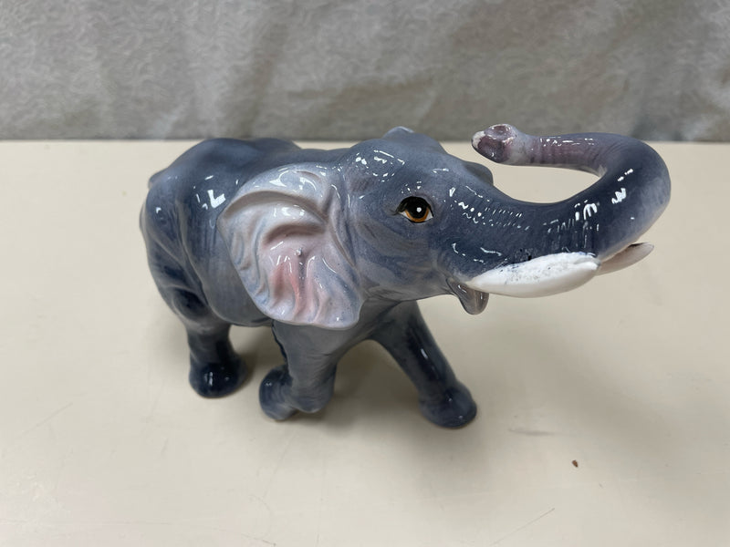 PORCELAIN ELEPHANT FIGURINE