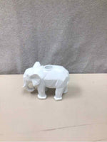 WHITE ELEPHANT CANDLE STAND