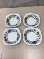 4 VEGGIE THEME BOWLS