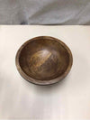 WOOD AND METAL BOWL