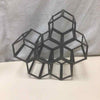 GREY METAL WINE RACK